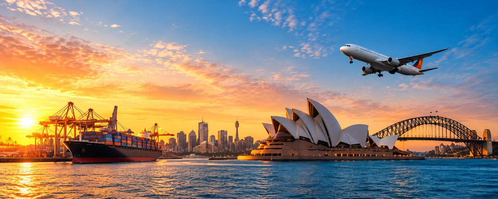 Household belongings professionally packed for an international move from Dubai to Australia